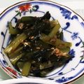ゆかみキッチン's cooksnap of when they made 小松菜とワカメのポン酢和え.