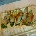 とんべり２８'s cooksnap of when they made ☆簡単！ピーマンともやしの豚バラ巻き☆.