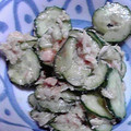 赤き血のイレブン's cooksnap of when they made きゅうりとツナの和え物.