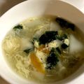 kohauni's cooksnap of when they made 餃子の皮de簡単ワンタンスープ.