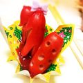 ちいさん's cooksnap of when they made 【キャラ弁】ドット柄ウィンナー＊水玉.