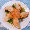yesmama's cooksnap of when they made ホットタコス☆揚げ餃子.