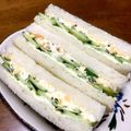 YUKIKI☆'s cooksnap of when they made きゅうりとミントの玉子サンドSAVOY風.