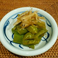 さくらスキップ's cooksnap of when they made 万願寺とうがらし茗荷煮浸し 温も涼も.