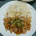さくらスキップ's cooksnap of when they made ✿ガッツリ♡豚肉の甘辛ポン酢炒め丼✿.