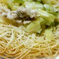 迦楼羅's cooksnap of when they made そうめんリメイク♡皿うどんのパリパリ麺.