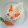 ★サンセット★'s cooksnap of when they made 【簡単デコご飯】ごはんでウサギ.