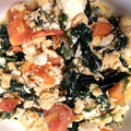 クッキングりな's cooksnap of when they made ほうれん草とトマトのほろほろ炒め.