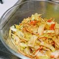 elyse's cooksnap of when they made お弁当に中華風カニカマとキャベツ.