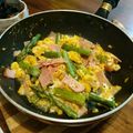Poucette's cooksnap of when they made ふわ♪ツヤ♪卵とアスパラの中華炒め.