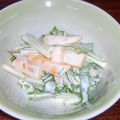 darumasant's cooksnap of when they made 柿と水菜のヨーグルトサラダ.