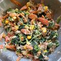 aaimam's cooksnap of when they made ほうれん草と彩り野菜のツナマヨサラダ.