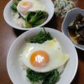 よちりん's cooksnap of when they made 簡単に♬目玉焼き丼.