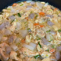 まりりんぺ's cooksnap of when they made もつ煮風～鶏皮のみそ煮！.