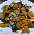 Hosimi's cooksnap of when they made こんにゃくと昆布の炊いたの.