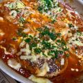 yu🐓's cooksnap of when they made チーズものせて♪トマト煮込みハンバーグ♪.