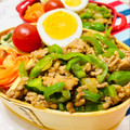 U☆kaoru's cooksnap of when they made 簡単！美味！豚ひき肉とピーマンの味噌炒め.