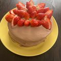 まーのよめ's cooksnap of when they made チョコレートケーキのバースデーケーキ❤.