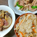 ひなたのねこやなぎ's cooksnap of when they made 炊飯器頼みの❤えりんぎ五目炊き込みご飯.