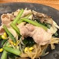 ayakao_03's cooksnap of when they made 豚もやし小松菜炒め☆疲労回復スタミナ満点.