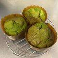 MYU97's cooksnap of when they made 米粉の抹茶マフィン！グルテンフリー！.