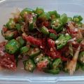 トンも's cooksnap of when they made 簡単美味しい❢オクラの梅おかか和え.