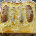 ★なみ☆'s cooksnap of when they made ウィンナーチートースト.