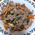 たま's cooksnap of when they made ご飯が進むエリンギピーマン豚肉の甘辛炒め.