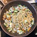 真樹 野畑's cooksnap of when they made 簡単＊焼きそばアレンジ＊ガリバタ醤油.