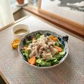キンプリ's cooksnap of when they made 簡単♡ランチ♡アレンジ冷しゃぶサラダ丼♡.