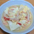 kaori238's cooksnap of when they made 胃に優しい◎豆腐とカニカマの卵とじ.