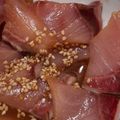 ヨシヨッシー's cooksnap of when they made 安くなった刺身で作る無限おつまみ.