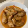 ポークの嫁's cooksnap of when they made 簡単！肉巻エビチリ　小麦粉不要.