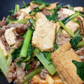 クックK7PJC3☆'s cooksnap of when they made 豚肉＊青菜＊厚揚げのオイスター炒め.