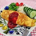 在宅勤務のおじさん's cooksnap of when they made 【楽めし】ひき肉と玉ねぎのオムレツ.