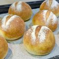まめたん's cooksnap of when they made HBで作る＊ミルクたっぷりプチパン＊.
