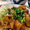 まみお✳'s cooksnap of when they made 薄切り大根で☆柔らかとろける豚バラ大根.