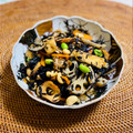 コムギ大好き's cooksnap of when they made ひじきと大豆と人参と油揚げ煮.
