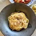 エリィガガ's cooksnap of when they made 簡単♪牛乳と全卵☆★濃厚カルボナーラ★☆.