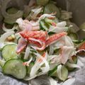 chacokon☆'s cooksnap of when they made 新たまねぎとカニカマのサラダ.