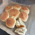 みずほちゃん's cooksnap of when they made 作業時間は5分だけ！捏ねないミルクパン.
