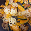 クック1P3ZDN☆'s cooksnap of when they made かぼちゃとれんこんの甘酢炒め.
