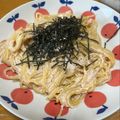 クックYMBYVH☆'s cooksnap of when they made 牛乳で☆明太子クリームパスタ.