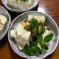 Ruriluru's cooksnap of when they made 3分で副菜＊塩もみ胡瓜の冷奴.