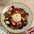 秘書のレシピ's cooksnap of when they made 苺とモッツァレラのサラダ.