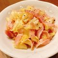いやんのん＊'s cooksnap of when they made レンジで時短！お弁当☆　キャベツベーコン.