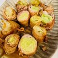 YesYU's cooksnap of when they made 節約！肉巻きキャベツチャーシュー♪.