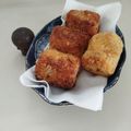 小手毬＊●((◉ｴ◉))●'s cooksnap of when they made かぼちゃの煮物リメイク！かぼちゃコロッケ.