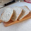 ともこキッチン's cooksnap of when they made 黒ゴマ食パン【ＨＢで簡単】.