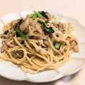 ともみん❤'s cooksnap of when they made 蓮根と豚肉の和風パスタ✤.
